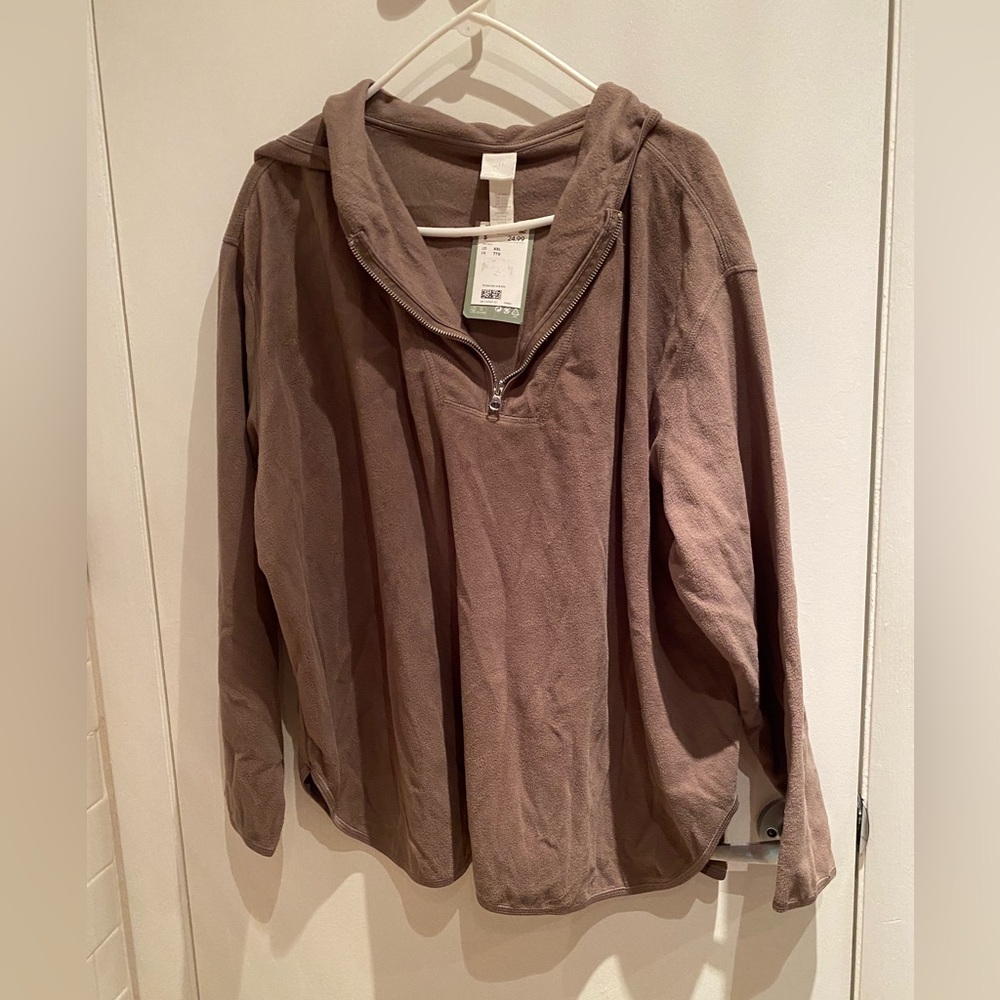 H&M Brown Zip-Up Long Sleeve Hoodie - Picture 2 of 6